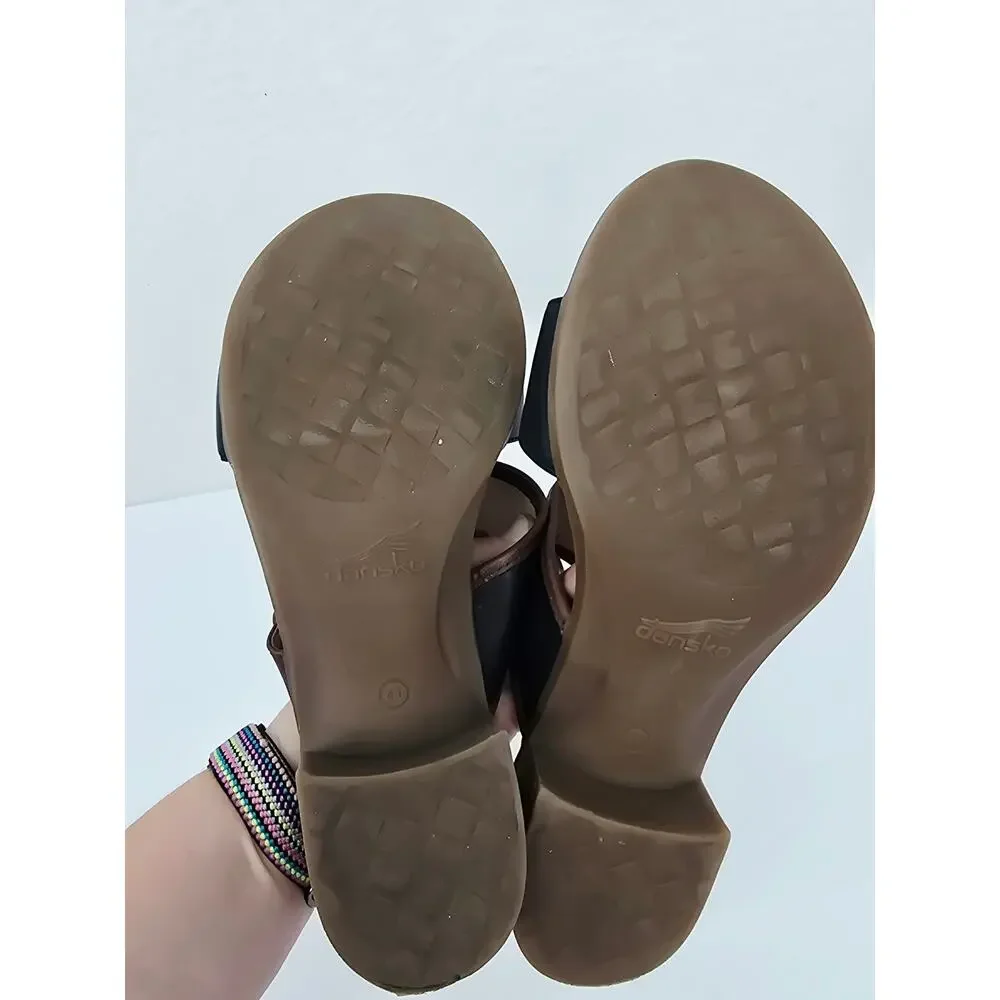 Dansko 2-Strap Heeled Sandals Black EU 41